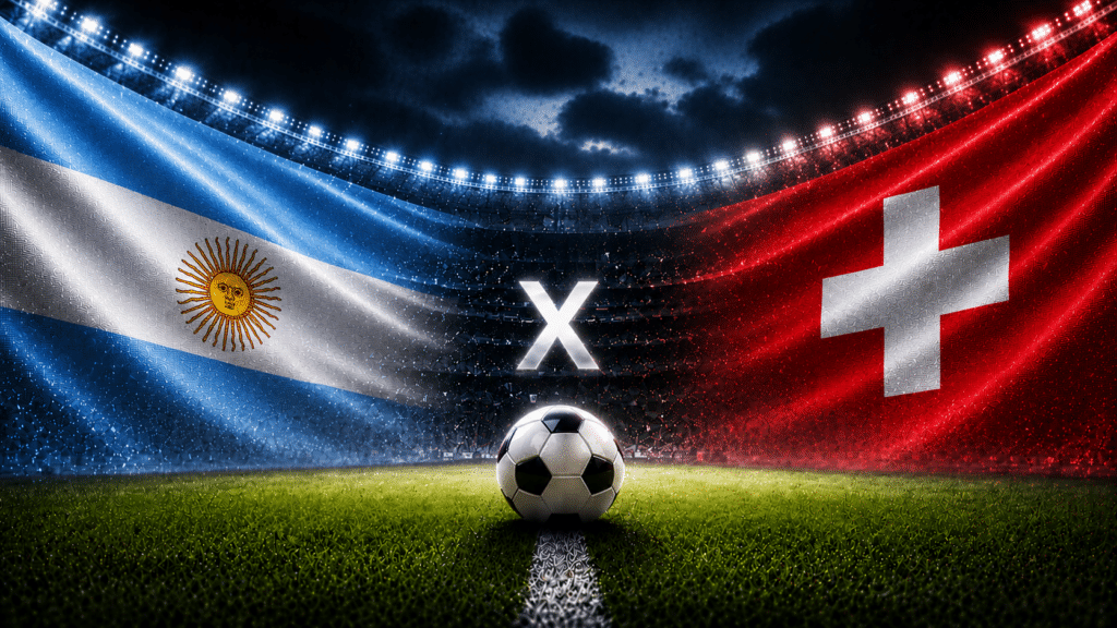Argentina x Suíça: onde assistir ao vivo, horário e escalações