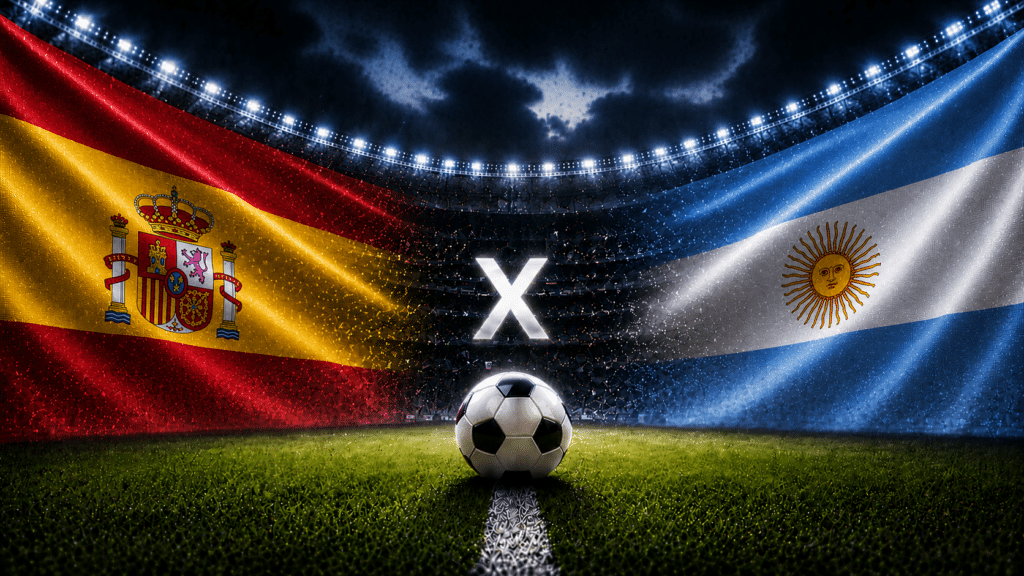 Espanha x Argentina: onde assistir ao vivo, horário e escalações