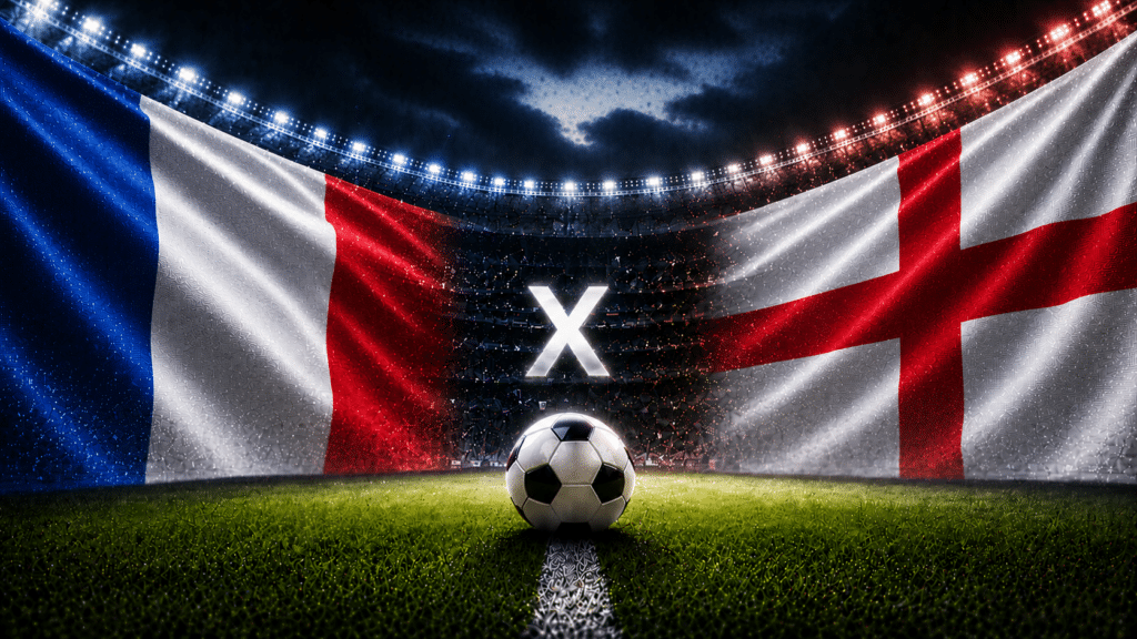 França x Inglaterra: onde assistir ao vivo, horário e escalações